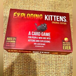 NWOT Exploding Kittens Original Edition Card Game. Ages 7+, 2-5 Players.